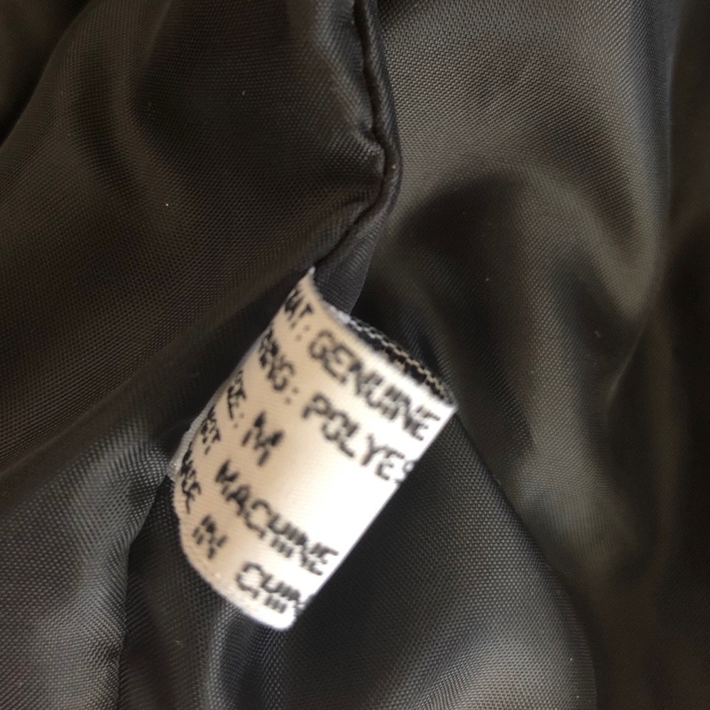 Black Leather Motorcycle Jacket - Picture 6 of 8